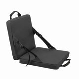 Portable Foldable Chair with Backrest Comfortable Stadium Seat Cushion for Outdoor Camping Beach V1369-AZ3-W-19074