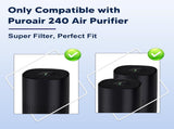240 Replacement Filter Compatible with Puroair 240 Air Purifier, 3-in-1 True HEPA 14 Filtration with V1258-DP02-C-603