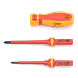 13Pcs VDE Insulated Electrician Screwdriver Set Magnetic Phillips Slotted Screwdriver Red V1192-AZ-W-30865