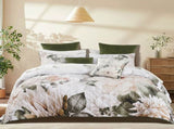 Bianca Giselle White Polyester Printed Floral Coverlet Set Queen/King V442-BCA-COVERLETS-GISELLE-WHITE-KI
