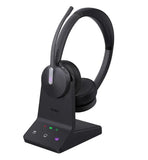 Yealink WH64 Dual Teams DECT Wireless Headset, DECT & Bluetooth Wireless, Busylight, 3-Mic Noise V1202-V2-IPY-WH64-D-MS