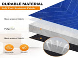 3 Pack Moving Blankets 40x72in Heavy Duty Padded Packing Blankets for Moving Shipping Protecting V1258-DP02-WO-865