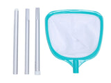 Pool Skimmer Net Fine Mesh Replacement Cleaning Tool Supplies with 3 Section Thread Telescopic Pole V1294-YM0901-3111240190211