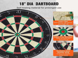 Dartboard and Cabinet Set, Ready-to-Play Bundle Official Size Dartboard Cabinet Set, Steel Tip Dart V952-MJTZZXBFHJK0P1LMJV0
