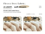 Thickened Rabbit Fleece Double Blanket Soft Flannel Milk Fleece Throw for Office Nap Gift Medium V1221-XM-LB5537-ZS195