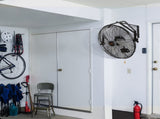 Industrial Wall Mount Fan Waterproof Metal Fan 17.6'' 3 Speed Airflow V952-GYBGSFS18INCH2HS2V3