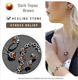 Infinity Love Heart Necklace, Birthstone Necklace for Women, Jewelry for Women with Healing V1164-325797