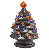 Lighted Ceramic Halloween Tree Tabletop Halloween Decoration Halloween Tree Pumpkin Light V1294-YM0717-10352430
