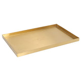 Modern Metal Gold Plate Rectangle Storage Tray Cosmetic Jewelry Display Stainless Steel Tray V1294-YM0715-3115210277011