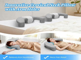 Side Sleeper Pillow with Arm Channel for Shoulder, Neck & Rotator Cuff Pain Relief, Memory Foam V1107-115-45983
