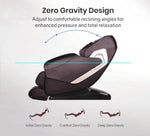 FORTIA Electric Massage Chair Zero Gravity Heating Kneading Recliner Full Body Shiatsu Massager V219-MSGECHFORA8CR