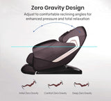 FORTIA Electric Massage Chair Zero Gravity Heating Kneading Recliner Full Body Shiatsu Massager V219-MSGECHFORA8CR