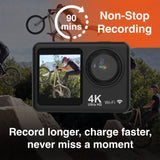 Navig8r Trek 4K Dual Screen Action Camera V1031-NAV-4KCAM-461