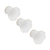 3Pcs Fabric Lamp Shade E14 Clip On Wall Lamp Candle Chandelier Lampshade Interior Decoration White V1294-YM0901-3119210187411