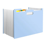 Expanding File Folder 4 Set, 13 Pockets Accordion Document Organizer for Home School, Accordion V1366-AZ2-W-19755