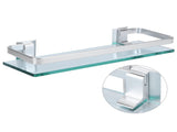 Space Aluminum Shelf Tempered Thickened Glass Bathroom Toilet Glass Storage Organizer Rack V1294-YM0721-3112210032111