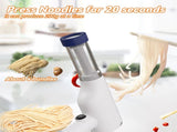 White Portable Rechargeable Noodle Maker - Multiple Shaping Discs V888-ELOSUNG31128