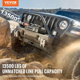 VEVOR Electric Winch Truck 6123 kg Steel Cable IP65 Waterproof Remote Control V952-DDGSSJPYXWXYY665VV9