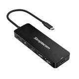 Simplecom CHT811 11-in-1 USB-C 4K Triple Display MST Docking Station with Dual HDMI DP V1202-V2-USSI-CHT811