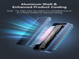 ACASIS TBU405Air USB4 40Gbps M.2 NVMe SSD Enclosure PCIe External Case Compatible with V28-ELEACATBU405AIR