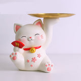 Porch Ornaments Light Luxury High Grade Storage Ornaments Living Room Desktop Decoration Fortune Cat V1294-YM0626-3115220162013