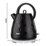 Electric Kettle 2L Large Capacity Rapid Boil Water Heater with Wide Top Handle and Clear Water Level V1341-ZY-SDNYKPD5-BLACK