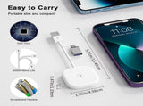 Lightweight Wireless CarPlay Adapter, Portable Wired to Wireless Converter V1263-JX-5115