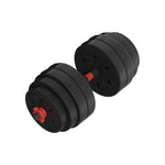 Everfit 40kg Adjustable Dumbbells Set Kettle Bell Weight Plates Barbells Gym FIT-K-DB-SET-40KG-AB