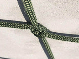 Mesh Rope Hammock Nylon 400lb Load Bearing Single Person Use Sleeping Hammock with Iron Ring for V1294-YM0901-3116240018111
