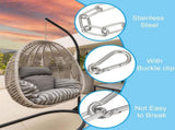 Tutuviw Stainless Steel Link Chain,2PCs Stainless Steel Link Heavy Duty Coil Chain with 4 Carabiner, V1189-WXFWAL-20260319-00362