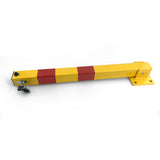 Square Heavy Duty Fold Down Security Parking Post Lock Safety Barrier 3 Keys V891-HW-SPBBUN-X1