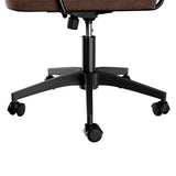 Levede Office Arm Chair Leather Executive Chairs OF1048-BR