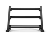Everfit Dumbbell Rack 3-Tier Heavy Duty Weight Storage for Home Gym 300kg Capacity Black FIT-I-RACK-3L