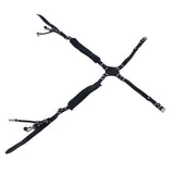 Camera Strap Dual Shoulder PU Leather Harness with D Rings Outdoor Photography Accessories V1294-YM0523-3117210198511