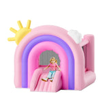 Inflatable Bounce House, Indoor Outdoor Playhouse Trampoline, Kid Jumping Bouncer with Blower, V952-CQCBBHYC6PFMU2TRRV3