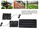 Solar-Powered Electric Ventilator - 10W/12V Dual Fan Pack V728-PBYM06678