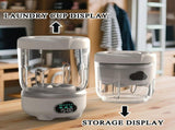 3000 mah Portable Mini Underwear Washing Machine - 1.6L Mini Machine 3 Cleaning Modes V1107-CS-FNECN29