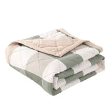 Cotton Cooling Comforter Summer Thin Blanket - Breathable Lightweight Quilt for Hot Sleepers V1366-AZ2-W-12017