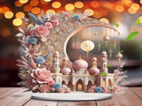 2D Ramadan Crescent Moon & Mosque Acrylic Decor V728-LP601099842764955