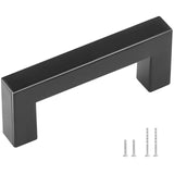 30 Pack Cabinet Pulls, 3in / 76mm Center to Center Slim Square Kitchen Cabinet Drawer, Stainless V952-CJLSBXGPS30PMEPXWV0