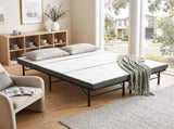 Giselle Folding Bed with Mattress Queen Portable Foldable Guest Bed Bamboo Cover FOAM-MFM-BF-BAM-Q