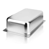 SOGA 4X Gastronorm GN Pan Full Size 1/1 GN Pan 15cm Deep Stainless Steel Tray With Lid GP5405WLIDX4