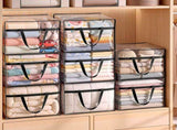 Artiss Blanket Storage Bags 8Pcs 40L PVC Box Clothes Doona Moving Organiser BLS-DIY-PVC01-TPX8
