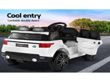 Rigo Kids Electric Ride On Car SUV Range Rover-inspired Cars Remote 12V White RCAR-RANGEROVER-WH