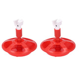 2 Pack Automatic Chicken Waterer PP G3/4 Chicken Water Feeder Poultry Drinking Bowl for Chicks Ducks V1294-YM0901-3111240319611