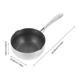Stainless Steel Non-Stick Ramen Cooker and Japanese Style Frying Pan, 1 Piece Kitchen Cookware V1366-AZ2-W-20415