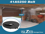 Upgrade 41A5250 41AB050-2 Belt for 7ft High Garage Door, 237" Garage Door Opener Belt Compatible V1258-DP02-C-607