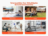 Tripod Easel TV Stand, for 40-65 inch Flat Screen/Curved TVs Up to 45 kg, 18&deg Left-Right Rotation V952-TYSDLDDSJZJZLU43E001V0
