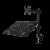 Monitor Mount & Laptop and Tablet Shelf Stands Holders Adjustable Workspace Arm V63-836931