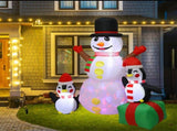 Santaco 1.8M Inflatable Christmas Snowman LED Lights INFL1050